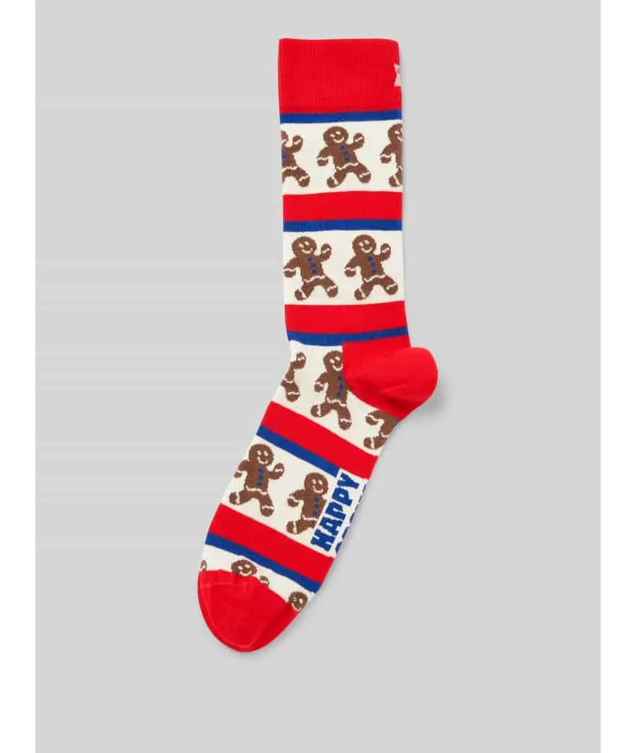 obrazek 1 Skarpety z wyhaftowanym motywem model ‘Gingerbread Stripe’