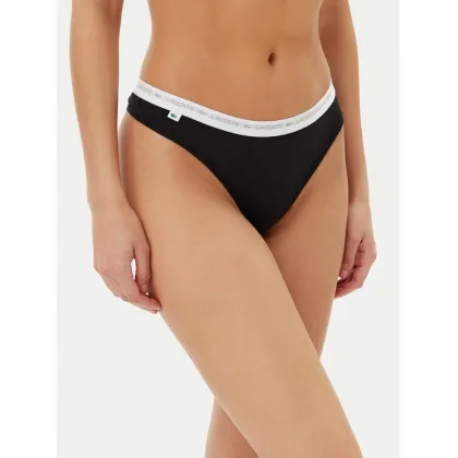 Zdjęcie Lacoste Komplet 3 par stringów 8F1341 Czarny