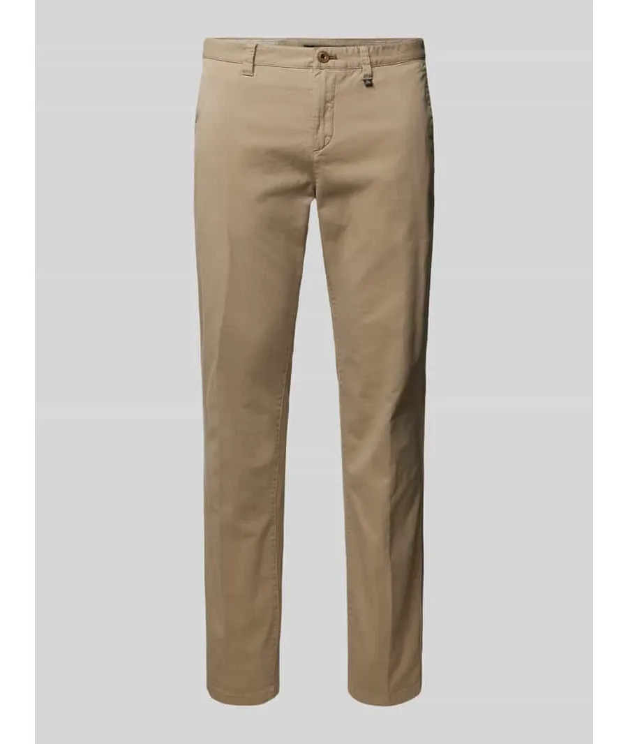 obrazek 1 Chinosy o kroju slim fit z bawełny model ‘MALMÖ’