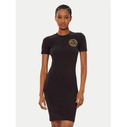 Zdjęcie Versace Jeans Couture Sukienka codzienna 78HAOT00 Czarny Slim Fit