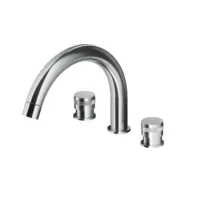 Zdjęcie Wysokiej jakości bateria wannowa trzyotworowa - zawór 3/4