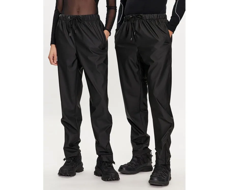 obrazek 1 Rains Spodnie przeciwdeszczowe Rain Pants Slim W3 18580 Czarny Slim Fit