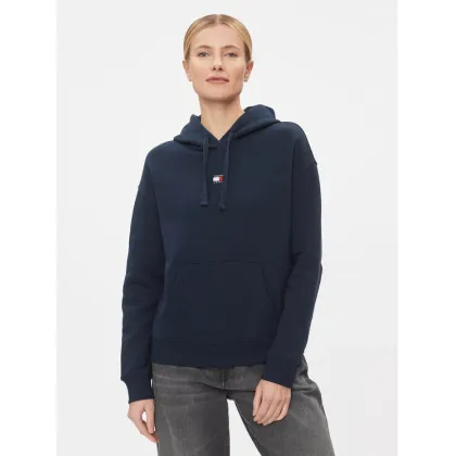 Zdjęcie Tommy Jeans Bluza Badge DW0DW17326 Granatowy Boxy Fit