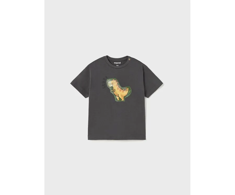 obrazek 1 Mayoral T-Shirt 1028 Szary Regular Fit