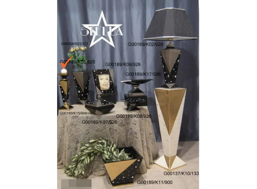 obrazek 1 Urokliwy ceramiczny świecznik z platyną