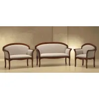Picture Traditional sofa, small sofa and armchair in French style – Morello Gianpaolo