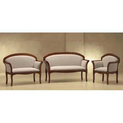 Zdjęcie Tradycyjna sofa, mała sofa i fotel w stylu francuskim – Morello Gianpaolo