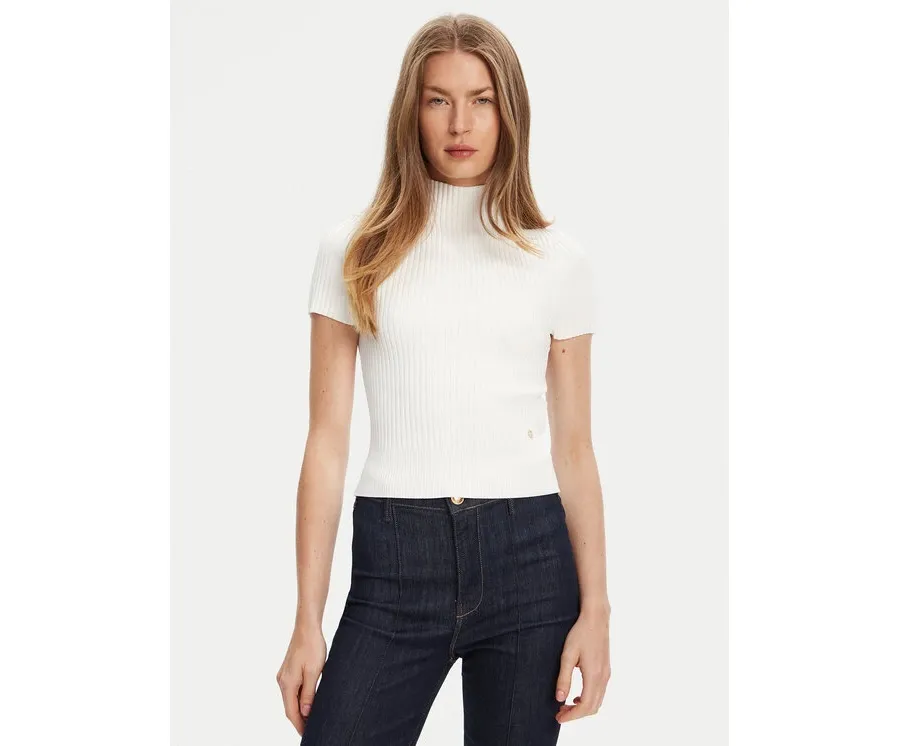 obrazek 1 Guess Sweter W5YR04 Z0040 Biały Regular Fit