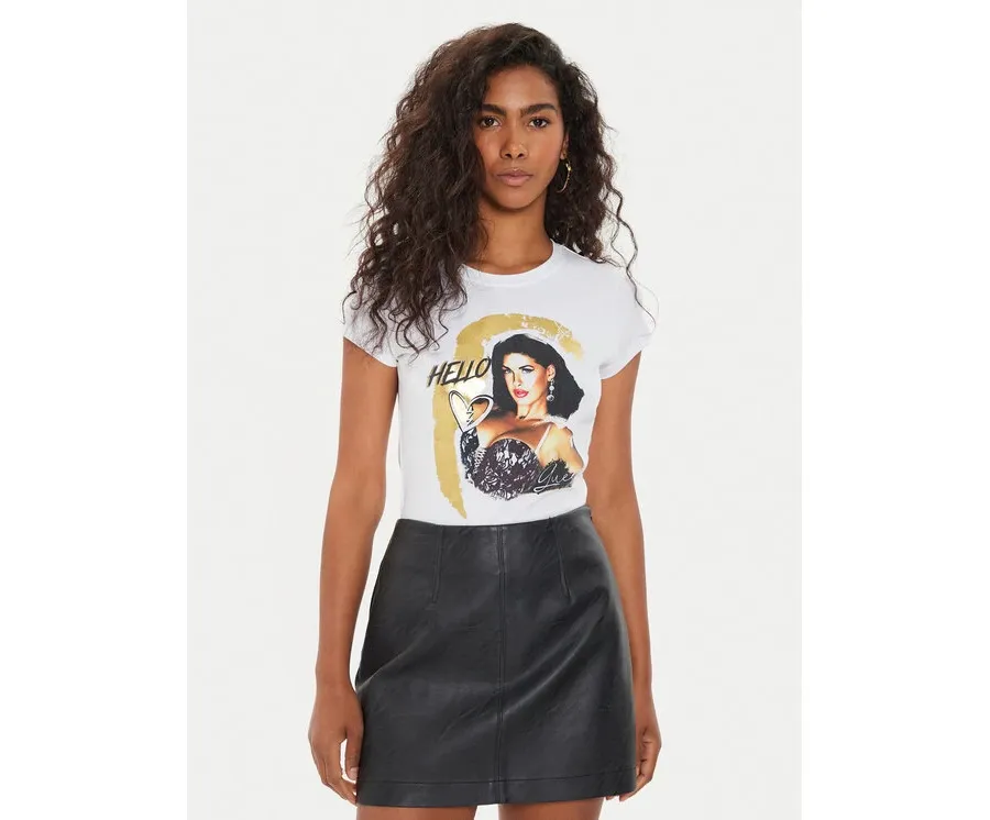 obrazek 1 Guess T-Shirt W4YI67 K49A1 Biały Regular Fit