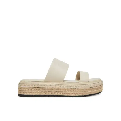 Zdjęcie Calvin Klein Espadryle Flatform Wedge Slide - He HW0HW02374 Écru