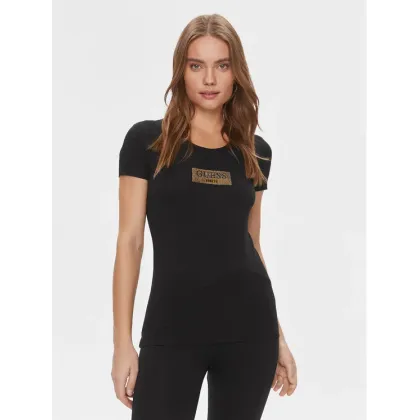 Zdjęcie Guess T-Shirt W4RI33 J1314 Czarny Slim Fit
