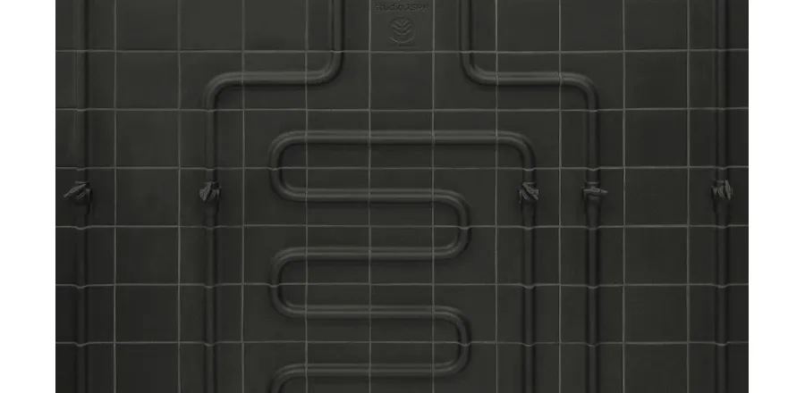 picture 3 Minimalist toilet tiles projected by Jasper van Grootel