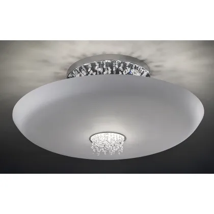 Picture A unique LED chandelier with crystal decorations