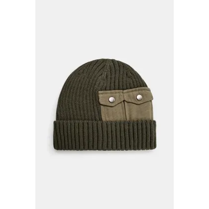 Zdjęcie Alpha Industries czapka Utility Beanie kolor zielony 138904