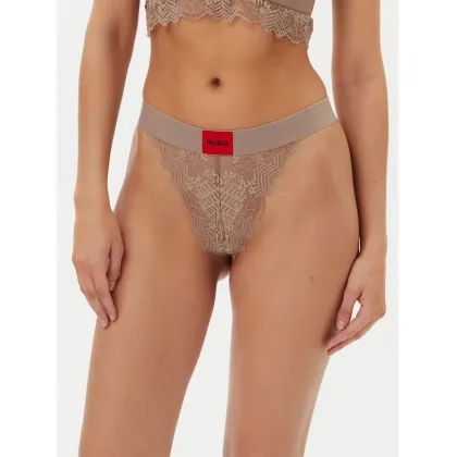 Zdjęcie HUGO Stringi 50535036 Beżowy