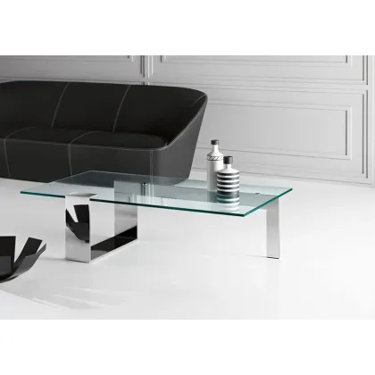 Zdjęcie Włoski stolik z hartowanego szkła do salonu - Tonelli Design