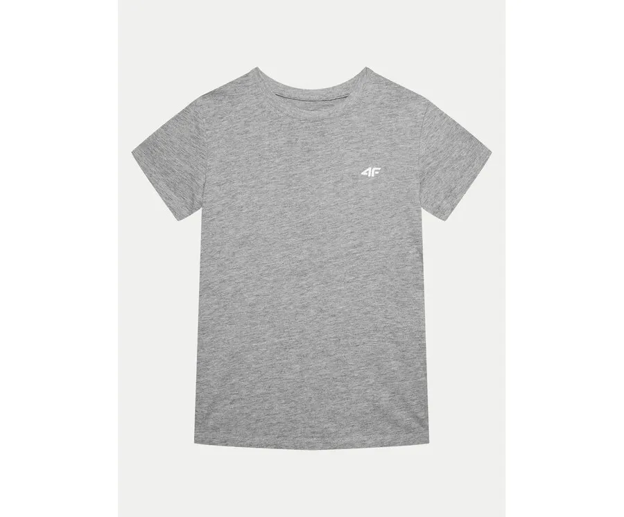 obrazek 1 4F T-Shirt 4FJWMM00TTSHF1658 Szary Slim Fit