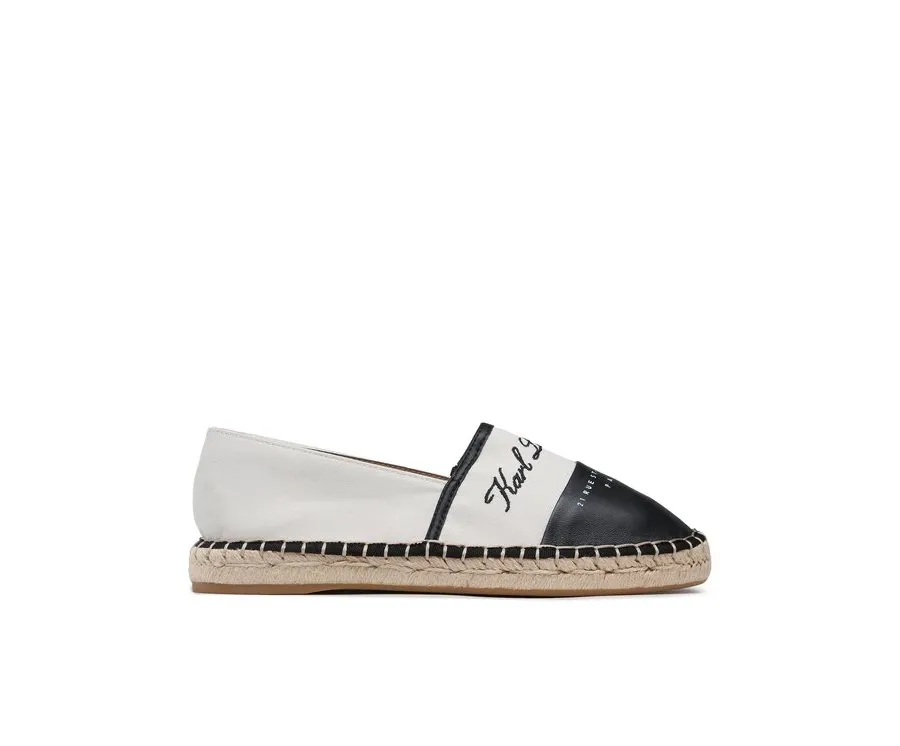obrazek 1 KARL LAGERFELD Espadryle KL80123 Écru