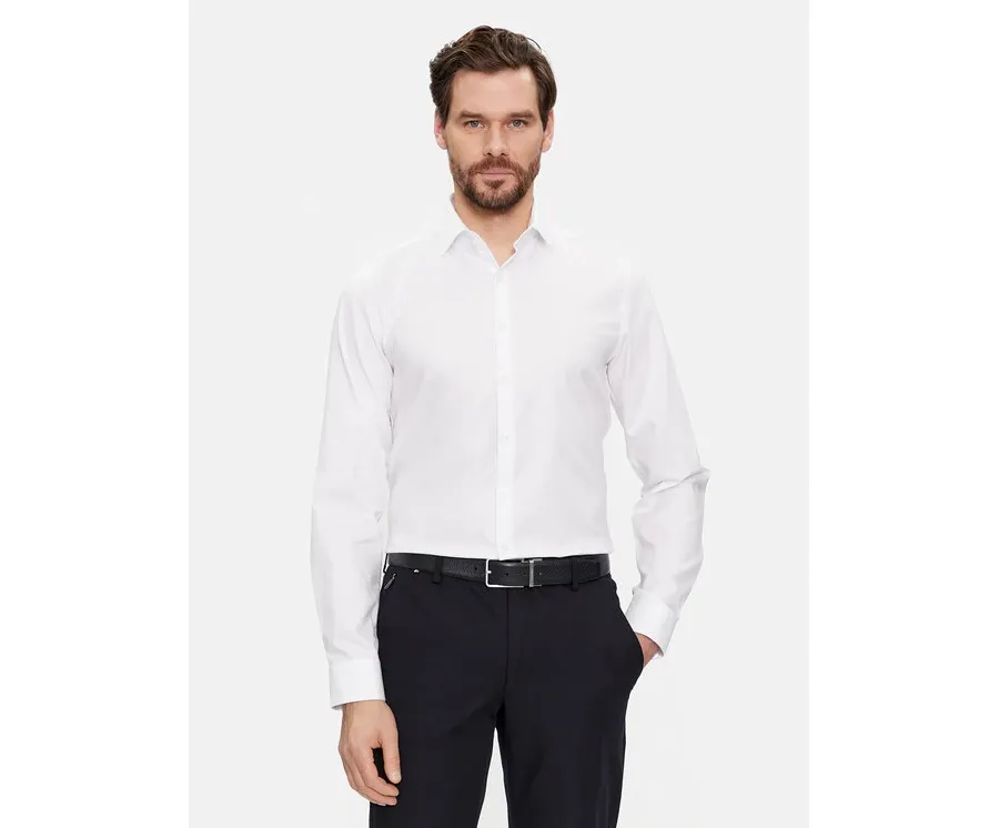 obrazek 1 Calvin Klein Koszula K10K108426 Biały Slim Fit