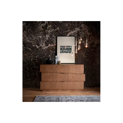 Zdjęcie Designerski Kredens z Drewna Dębowego do SAlonu, Sypialni - Bamax