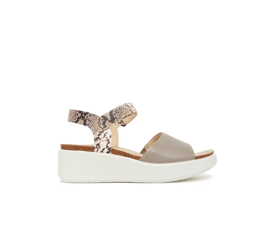 obrazek 1 ECCO Sandały Flowt Wedge Cork 27231361166 Beżowy