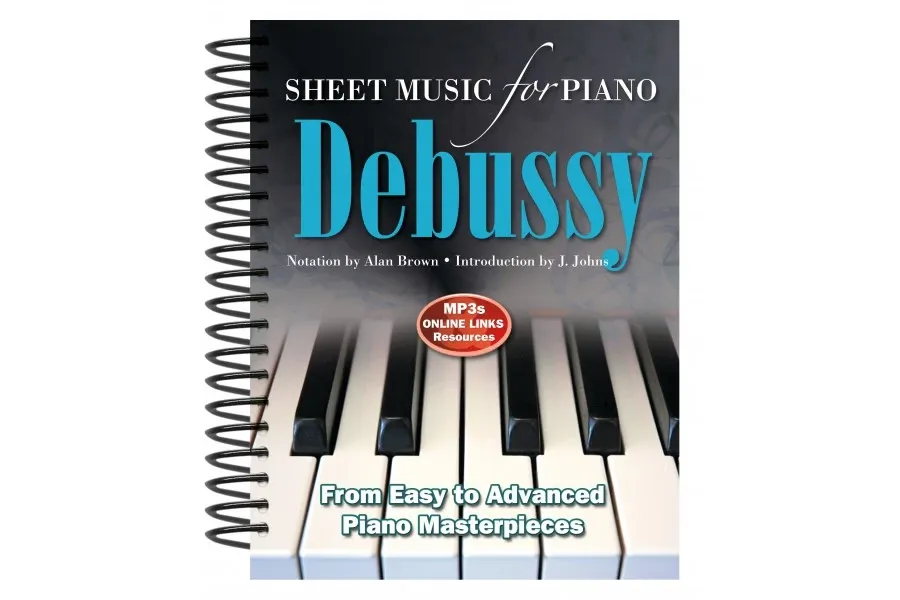 obrazek 1 Poradnik Claude Debussy: Nuty na fortepian - Flame Tree Publishing