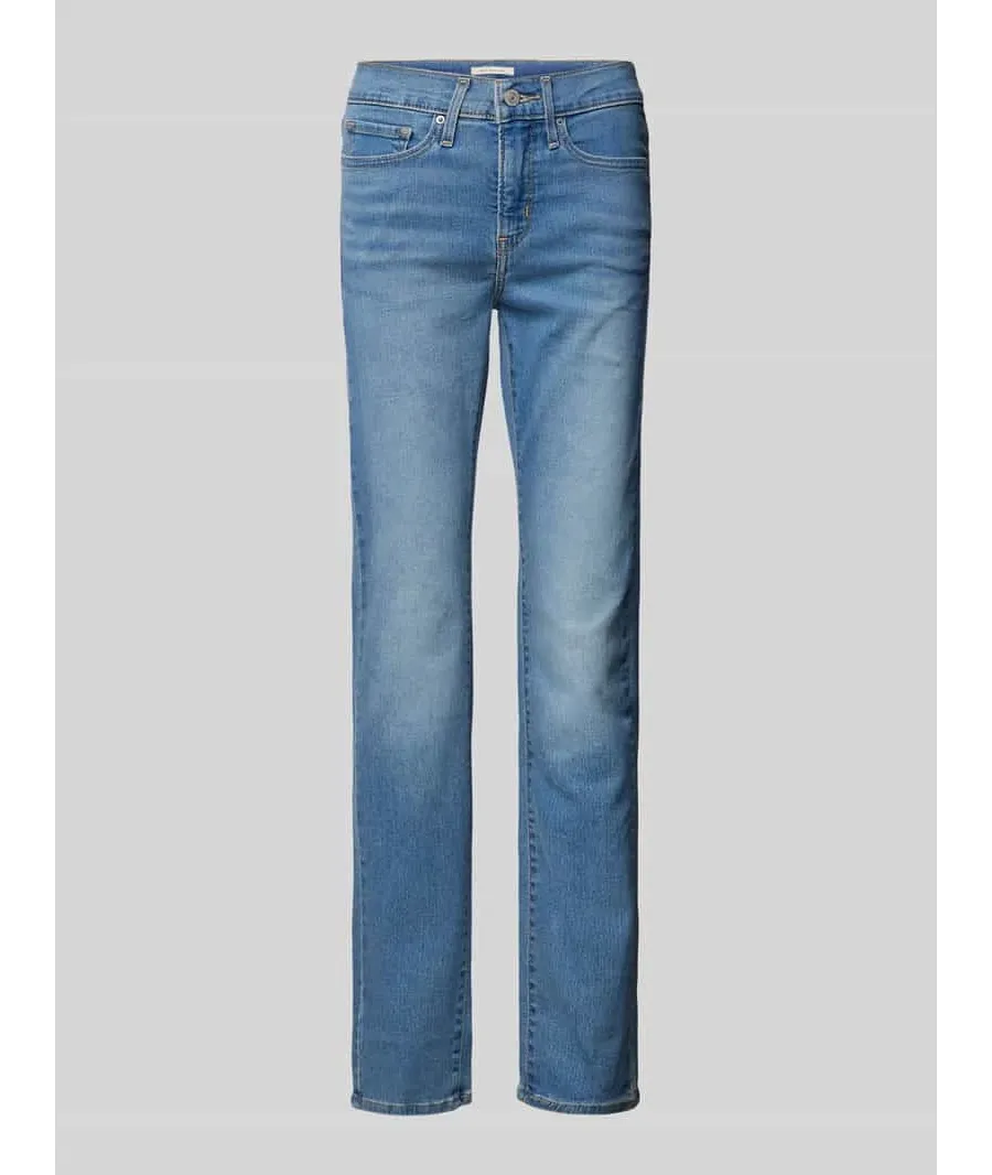 obrazek 1 Jeansy o kroju slim fit z 5 kieszeniami model ‘312’