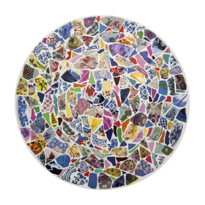 Zdjęcie Porcelanowy talerz-półmisek z mozaiką w stylu Antonio Gaudiego - Vista Alegre