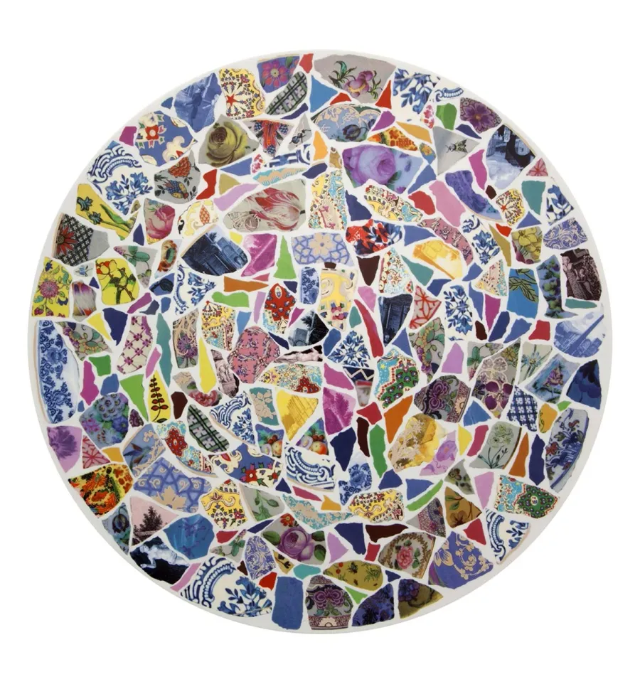 obrazek 1 Porcelanowy talerz-półmisek z mozaiką w stylu Antonio Gaudiego - Vista Alegre