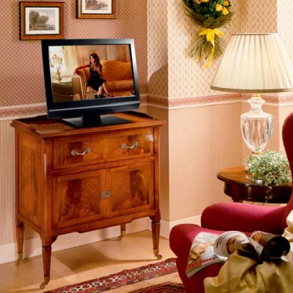 Picture Two-door TV cabinet in an antique style