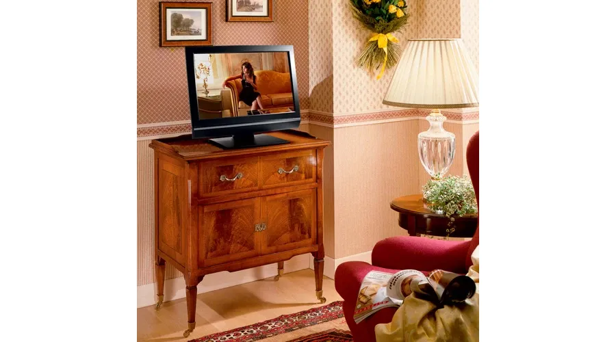 picture 1 Two-door TV cabinet in an antique style