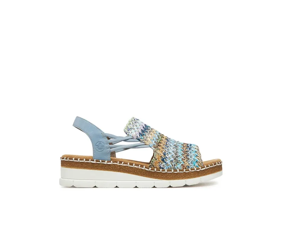 obrazek 1 Rieker Sandały V1241-91 Kolorowy