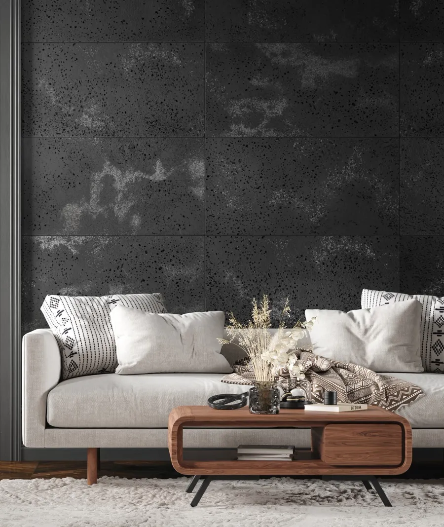 obrazek 1 120x60 cm DS - (grafitowy, srebrne kruszywo) - płyta beton architektoniczny ultralekka