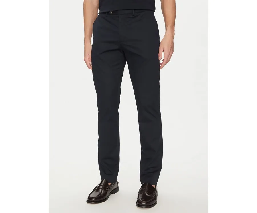 obrazek 1 Tommy Hilfiger Chinosy Denton MW0MW38863 Granatowy Slim Fit