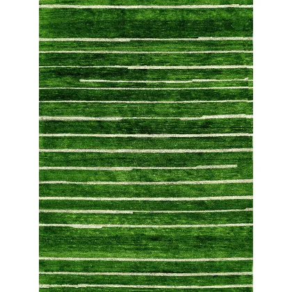 Zdjęcie Prostokątny włoski dywan w odcieniach zieleni - Sartori Rugs