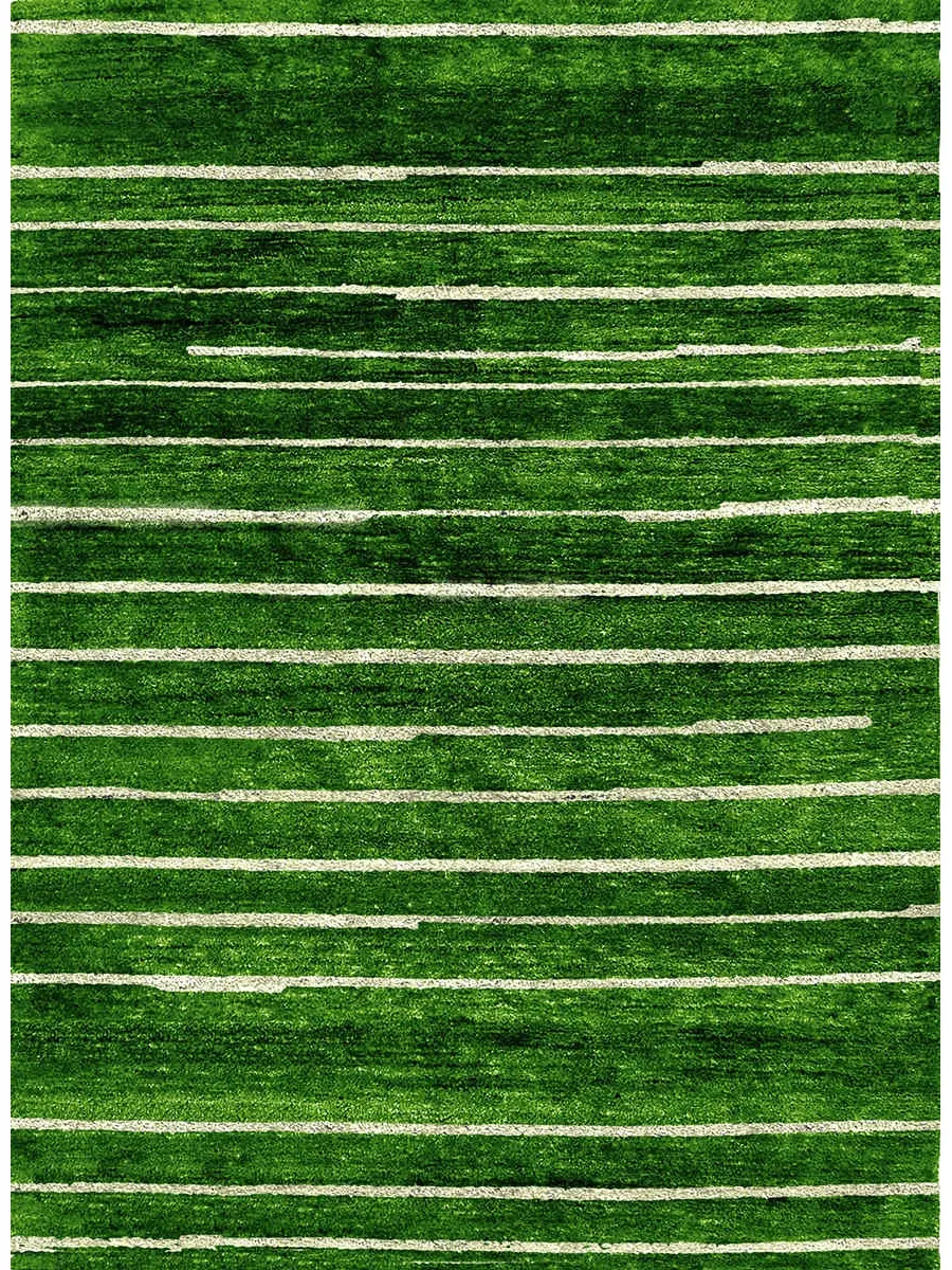 obrazek 1 Prostokątny włoski dywan w odcieniach zieleni - Sartori Rugs