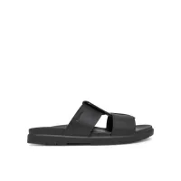 Zdjęcie Calvin Klein Klapki Lug Sandal Double T Lth HM0HM01734 Czarny