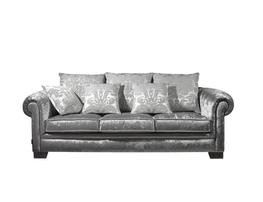 obrazek 1 Stylowa sofa VICTORIA z pięknym zdobieniem - Collecion Alexandra