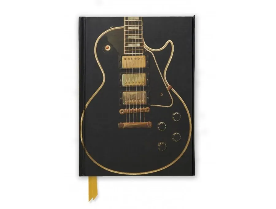 obrazek 1 Dziennik (Gibson Les Paul - czarna gitara) - Flame Tree Publishing