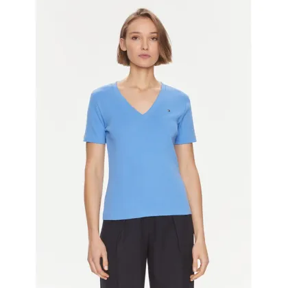 Zdjęcie Tommy Hilfiger T-Shirt New Cody WW0WW40584 Niebieski Slim Fit