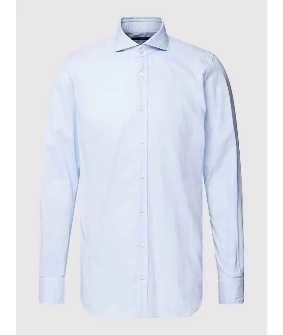 obrazek 1 Koszula biznesowa o kroju slim fit z kołnierzykiem typu kent model ‘Lano’