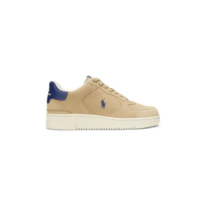 Zdjęcie Polo Ralph Lauren sneakersy skórzane Masters CRT męskie kolor beżowy 809965086003