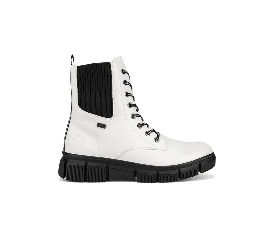 obrazek 1 Rieker Botki X3414-80 Biały