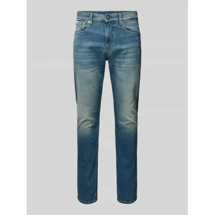 Zdjęcie Jeansy o kroju slim tapered fit z 5 kieszeniami