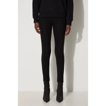 Zdjęcie Alpha Industries legginsy bawełniane kolor czarny gładkie 136050.03-CZARNY
