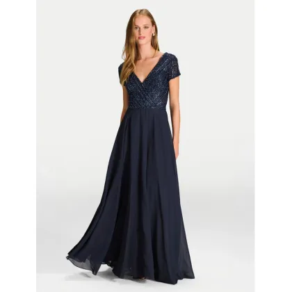 Zdjęcie Hey Kyla Sukienka wieczorowa 5AJ002HK Granatowy Regular Fit