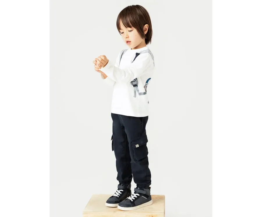 obrazek 1 Mayoral Bluzka 4049 Écru Regular Fit