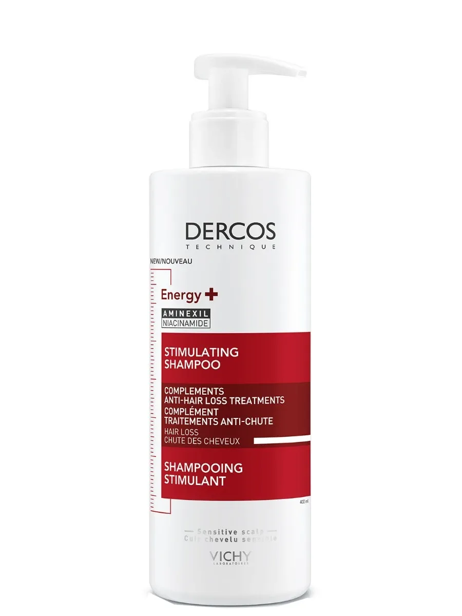 obrazek 1 Vichy Dercos szampon wzmacniający do włosów z aminexilem, 400 ml 400 ml