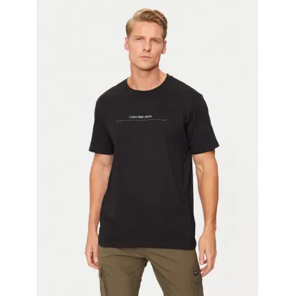 Zdjęcie Calvin Klein Jeans T-Shirt Minimal Logo J30J327075 Czarny Regular Fit