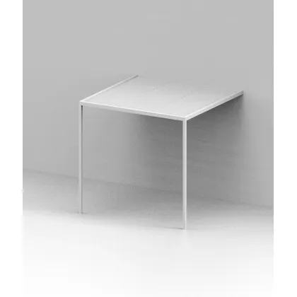 Picture Aluminum wall-mounted pergola Shibuya 266×266 cm in white